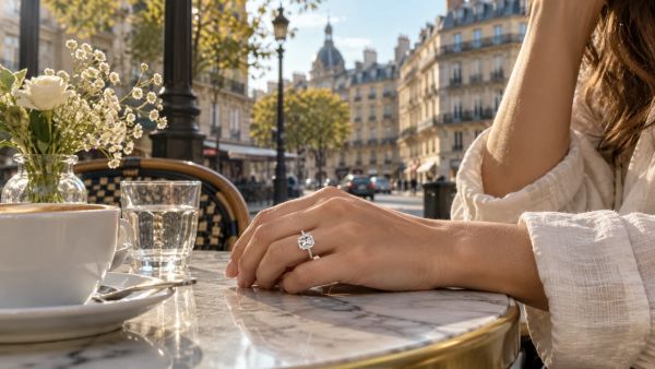 Les bagues de fiançailles à taille coussin : un retour en style