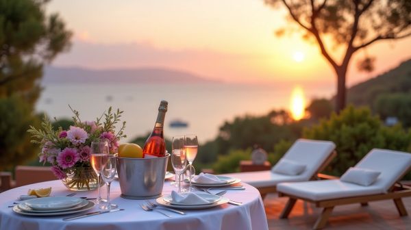 Un été à Saint-Tropez : l'art de recevoir sans quitter sa terrasse